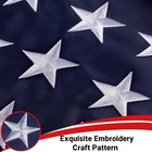 American Flag For Boat 16x24 Inches Embroidered Small Boat Flags For Outside    