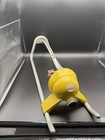 Vintage Nelson Lawn Sprinkler Yellow Cast Iron