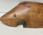 Vintage Wooden Bottle Opener Shark Shaped Beer Cap Opener 7    Long