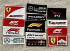 Formula Racing 13 Patch Pack F1 Racing Iron On Sew On 3    H X 3    L