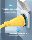 Kohree 50 15m 50f 12   no Surge Protector  Led Indicator   Yellow And Black 