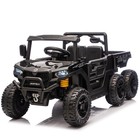 24v 440w Kids Ride On Six-wheel Electric Dump Truck  Upgraded Anti-collision Bar
