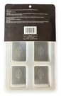 Make Market Silicone Bar Soap Mold Aloe Leaf Pattern New
