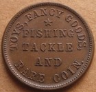 Oswego Ny695a-2a Very Nice Unc - M l  Marshall - Toys Fishing Tackle   Rare Coin