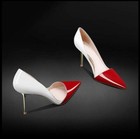 Womens Fashion Pointy Toe Stiletto Heel Office Slip On Party Pump Banquet Shoes