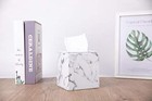 Tissue Box Cover  Tissue Box Cover Square  Marble Stripes  Tissue Box Holder