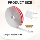 Flexible Baseboard Molding Trim 0 8  X 16ft White