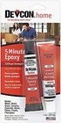 Devcon S205 5-minute Epoxy Glue  1 Oz - Quick  Strong  Waterproof Bonding