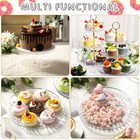 Best Pinkunn 9 Pcs Acrylic Cake Stand Set Include 4 3 Tier Cupcake Tower Round