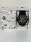 Wizarding World Harry Potter Hogwarts Crests Black   Gold Wrist Watch Silicone