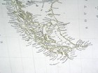 1842 Sduk Antique Map Argentina Patagonia Chile South Shetland Georgia Falklands