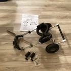 Eddie s Wheels For Pets 2-wheel Dog Wheelchair Mobility Cart  Black silver