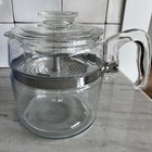 Vtg 7756 B Pyrex 6 Cup Glass Percolator Coffee Pot Flame Ware Complete Stunning 