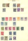 Older 1889-1930s Lot Of 78 Spain Stamps Used And Mint