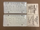Vintage 1965 Texas License Plate Set Never Mounted High Quality Originals