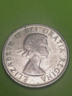 1958 Canadian Half Dollar Canada 50 Cent 0 800 Silver - Higher Grade Coin   Ag