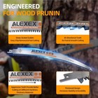 Alexex 6pcs 15  Japanese Teeth Reciprocating Saw Blades