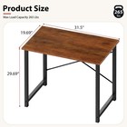 32-63 Inch Home Office Computer Desk Writing Work Study Table With Reinforcement