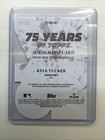 Topps 2026 75 Years Autograph Kyle Tucker Orange Foil  25 Cubs  75ya-kt