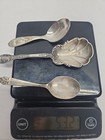 53 6 Grams Of 3 Antique  Vintage Sterling Spoons 4 5 To 5 5 In Scrap Or Use