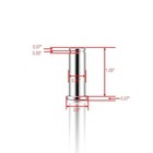 Chrome Foot Peg Mounting Hardware Kit Compatible With Harley Davidson Chrome 1s