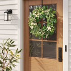 26  Wildslower Outdoor Patio Artificial Wreath - Threshold Designed With