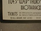 Original 1969 Bill Graham Bg  183 Fillmore West Poster - Ten Years After