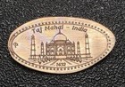 Taj Mahal India Pressed Penny Elongated Coin