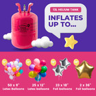 Helium Tank Balloon Pump Kit 13l  50 Balloons  For Party Wedding Supplies