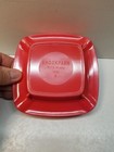 Vintage Red Hard Plastic Coors Beer Ashtray Nos Made In Usa Brookpark  1602