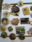 Large Lot Of Vintage Australian And New Zealand Travel Pins