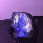 1 3lb 600g Natural Labradorite Quartz Crystal Freeform Polished Stone Beautiful