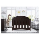 Delta Children Perry 6-in-1 Convertible Crib Walnut Espresso