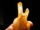 Golden Healer Quartz Crystal Cluster 100  Natural Brazil 70 9gr