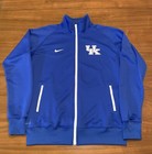 Kentucky Wildcats Nike Full Zip Jacket Men   s Xl Blue  Dri-fit Ncaa Basketball