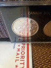 1966 Canoe   1967 Goose Silver Canada Dollars Bu Ms Pl Set Hard Plastic Holder