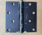Vintage Steel 4    Door Hinge   Oil Rubbed Bronze   Opens Easily   Some Paint