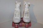 Chicago Skates Women s Classic Rink Roller Skates White Pink Wheels Us 8 Eur 39