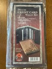 Vtg  Tandy Leather Deluxe Credit Card Wallet Kit Model  44061 Acorn   Oak Texas