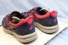 Asics Womens Frequent Trail 1012a022 Blue Pink Running Shoes Lace Up Size 10