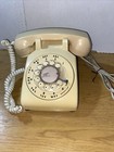 Vintage Rotary Dial Phone Itt With Spiral Cord Retro Phone