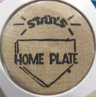 Vintage Home Plate Lockport  Ny Wooden Nickel -  2 New York Token