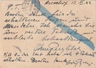 Ww2 Reichshof Krakau Poland Occupation Card Registered Censor Via Portugal