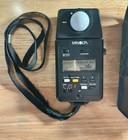 Minolta Auto Meter Iii F Light Meter With Strap  Batteries  Original Case Tested