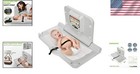 Baby Changing Station Wall Mount Foldable Diaper Table Safety Strap Space Saving