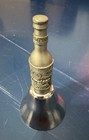 Very Rare Vintage Budweiser Bottle Pewter Service Bell