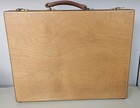 Vintage Wooden Painters Pallette With Grumbacher Dovetail Paint Box