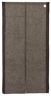 Sunnydayfabric Doorway Curtain W33 4 X H66 9 Noren Tapestry Slabline  brown 