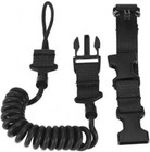 Tactical Gun Sling Bungee Airsoft Secure Lanyard Spring Pistol Hand Gun Sling