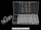 28 Grids Clear Plastic Storage Box Empty Container Case Holder
